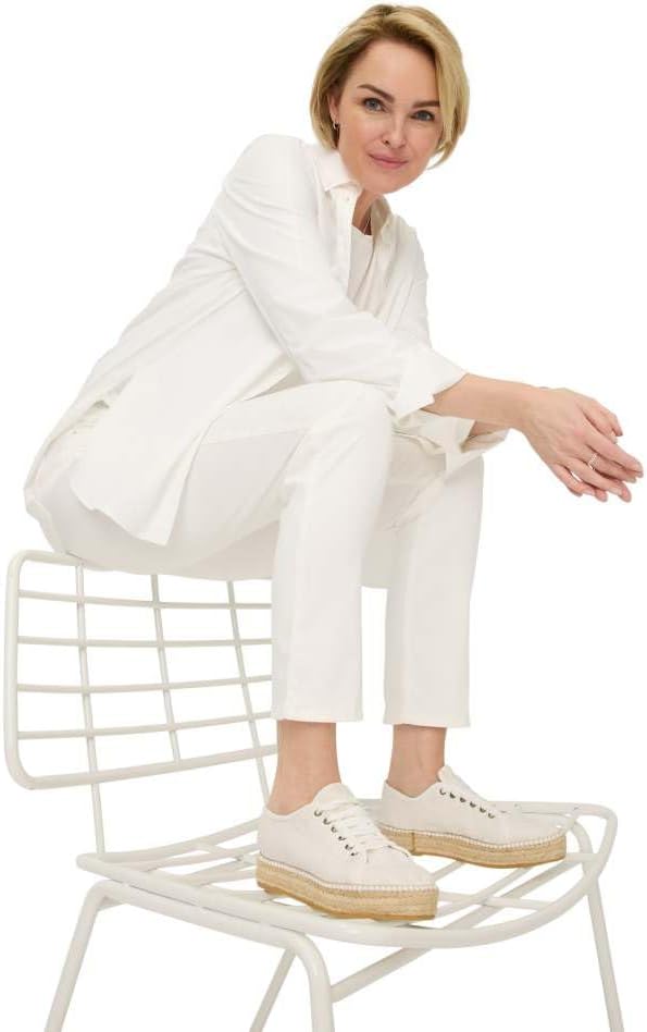Raphaela by Brax Style Pamina Fun Damen Schlupfhose Slim Fit 29W / 32L Off-white, 29W / 32L Off-whit