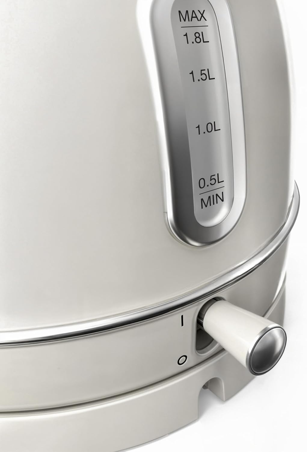 SWEISS Vintage Wasserkocher KTL8 1,8L, Praktische kompakte Edelstahl 2200W, Schnelles Kochen, Sichtb