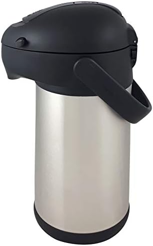 Helios Pipe Pump-Isolierkanne, Edelstahl, 2,5 Liter, 2,5 Liter