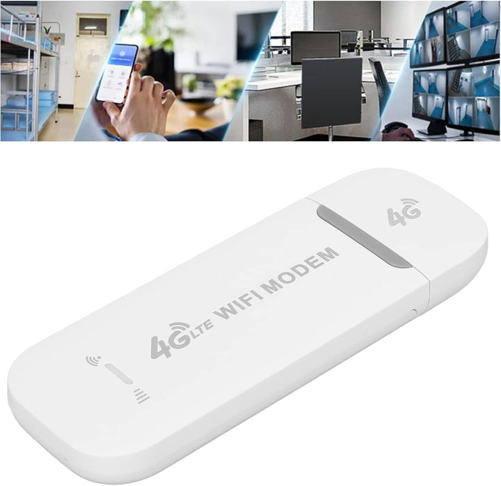 Ejoyous 4G LTE WLAN Router 150Mbps Mobilfunkrouter USB WiFi Modem mit Micro SIM Slot für Tablet Lapt