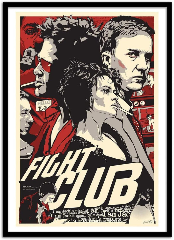 Wall Editions Art-Poster - Fight Club - Joshua Budich