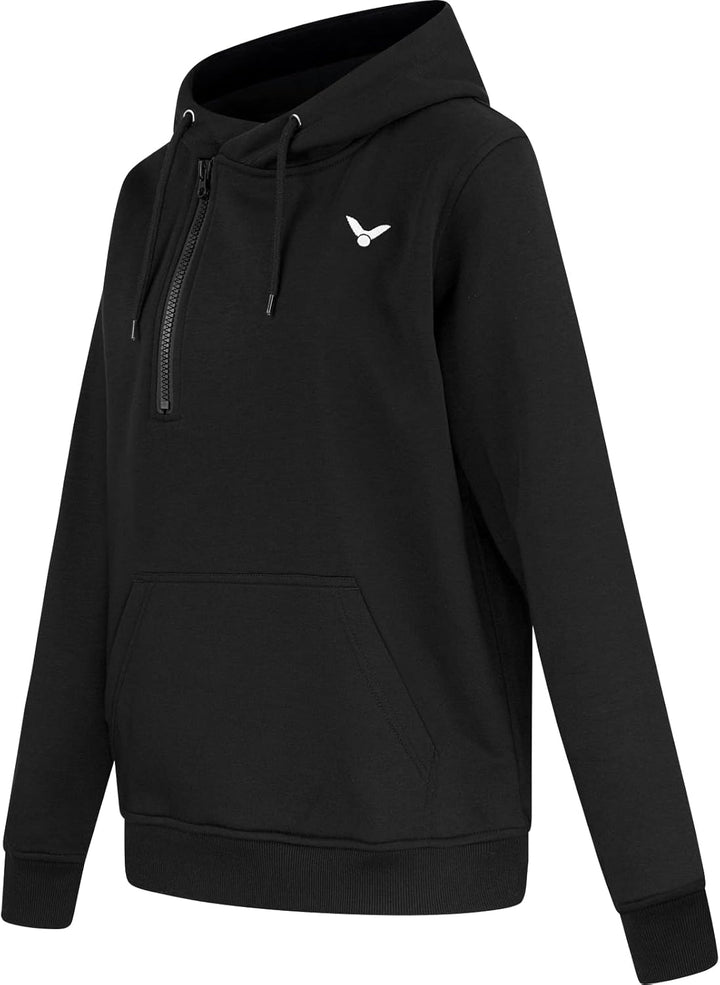 VICTOR Unisex Sweater Team Sweatshirt XXS Schwarz, XXS Schwarz