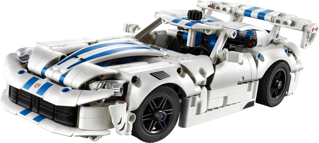 LEGO Technic Dodge Viper GTS-R Sportwagen - Bauset - Rennauto mit Lenkung, V10-Kolbenmotor und aufkl