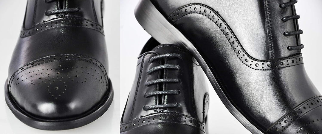 Zerimar Schuhe für Männer Erhöhen Sie 7 cm | Herrenschuhe mit Erhöhungen | Schuhe die ihre Höhe erhö