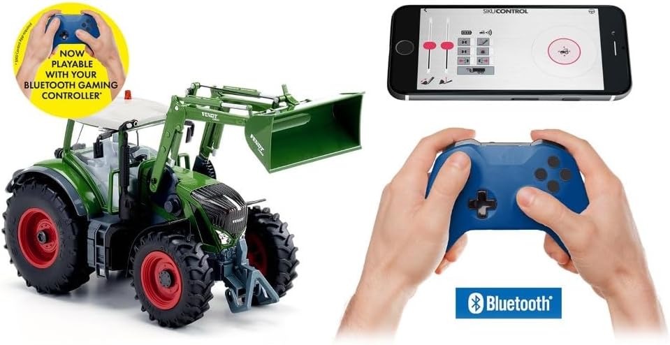 siku 6793, Fendt 933 Vario Traktor mit Frontlader, Grün, Metall/Kunststoff, 1:32, Ferngesteuert, Ste