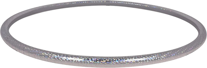 Zirkus Hula Hoop, Hologramm Farben, Ø70/75/80/85/90cm Silber Ø80cm, Silber Ø80cm