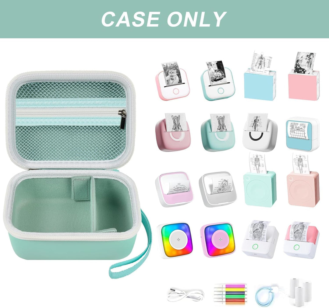 ANKHOH Mini Drucker Tasche für Memoking T02/ für Phomemo M02/ M02S/ M02 Pro/ Q30S/ für Ponek Mini Po