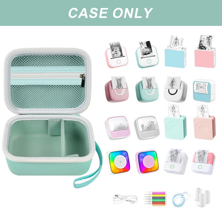 ANKHOH Mini Drucker Tasche für Memoking T02/ für Phomemo M02/ M02S/ M02 Pro/ Q30S/ für Ponek Mini Po