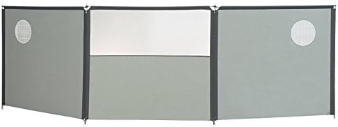 Isabella Flex Windschutz, 460x140cm, grau