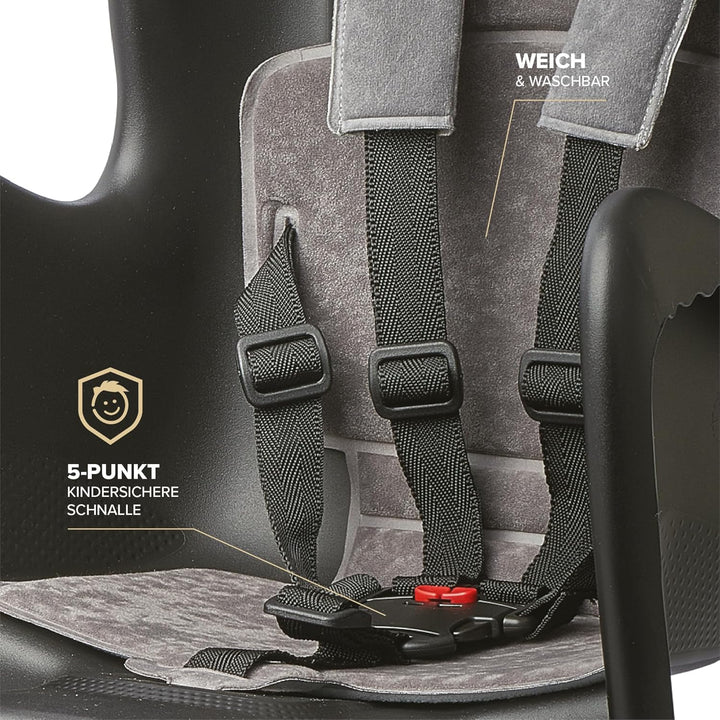 Polisport Kinder Bilby Sitz – Grau Schwarz, Schwarz