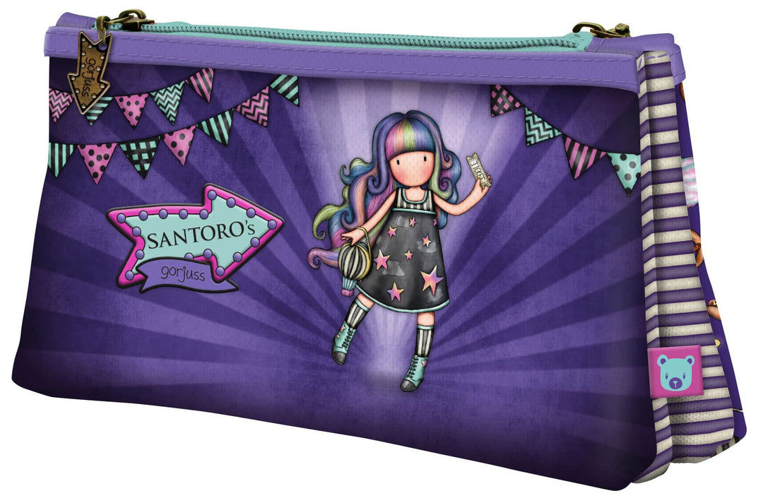 safta Unisex Kinder Federmäppchen Mäppchen Gorjuss Fairground Up and Away 115 x 215 x 50 cm, bunt, E