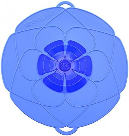 Kochblume L Ø14-24cm | Silikon Überkochschutz | Spritzschutz | Universaldeckel | Premium-Silikon | H