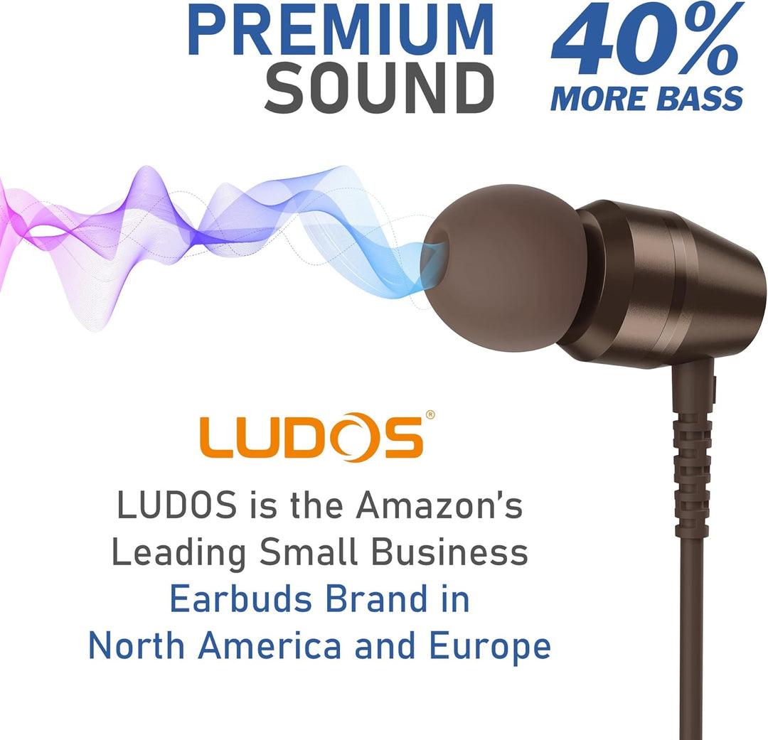 LUDOS OMNITONE USB C Kopfhörer, 5 Jahre Garantie für iPhone 16 15 Pro Max Plus Samsung Galaxy S24 S2