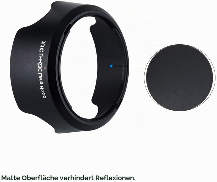EW63C Bajonett Gegenlichtblende mit UV-Filter Passend für Canon RF-S 14-30mm F4-6.3 on EOS R50 V Cam
