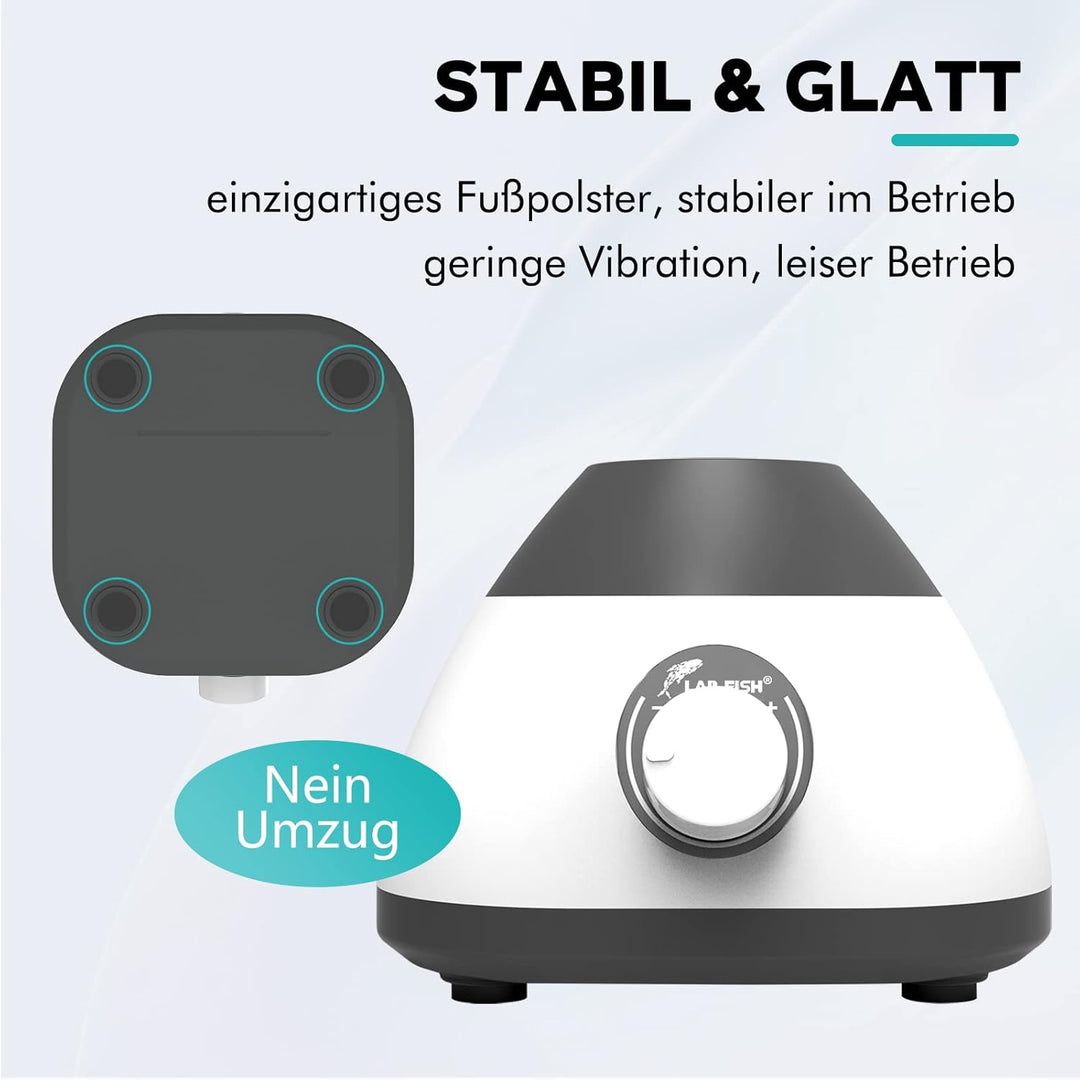 LABFISH Mini Vortex Mischer Touch Funktion 0-3000 RPM Labor Vortex Farbmixer Mixing für Paint,Reagen