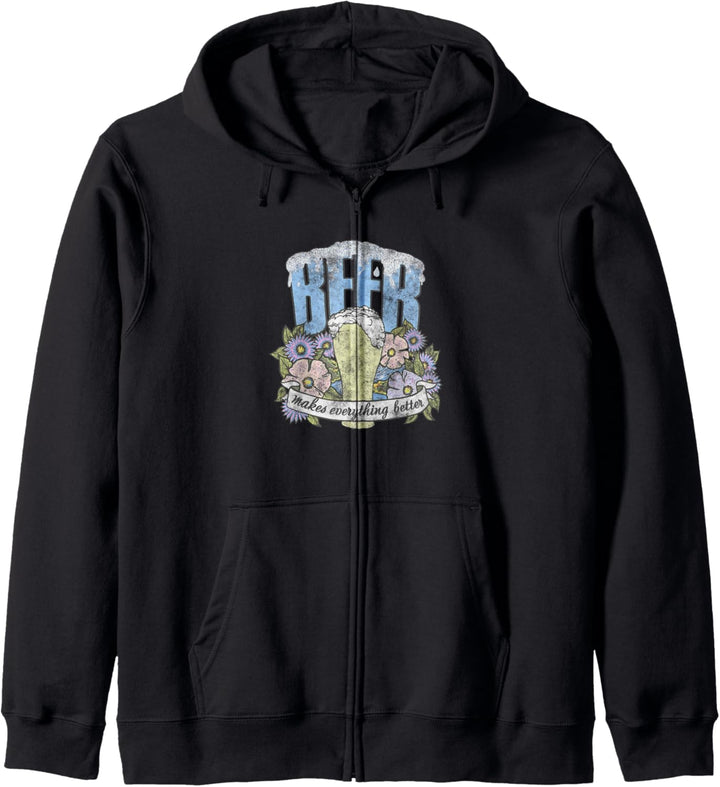 Beer Makes Everything Better Pint Glass Landscape Kapuzenjacke