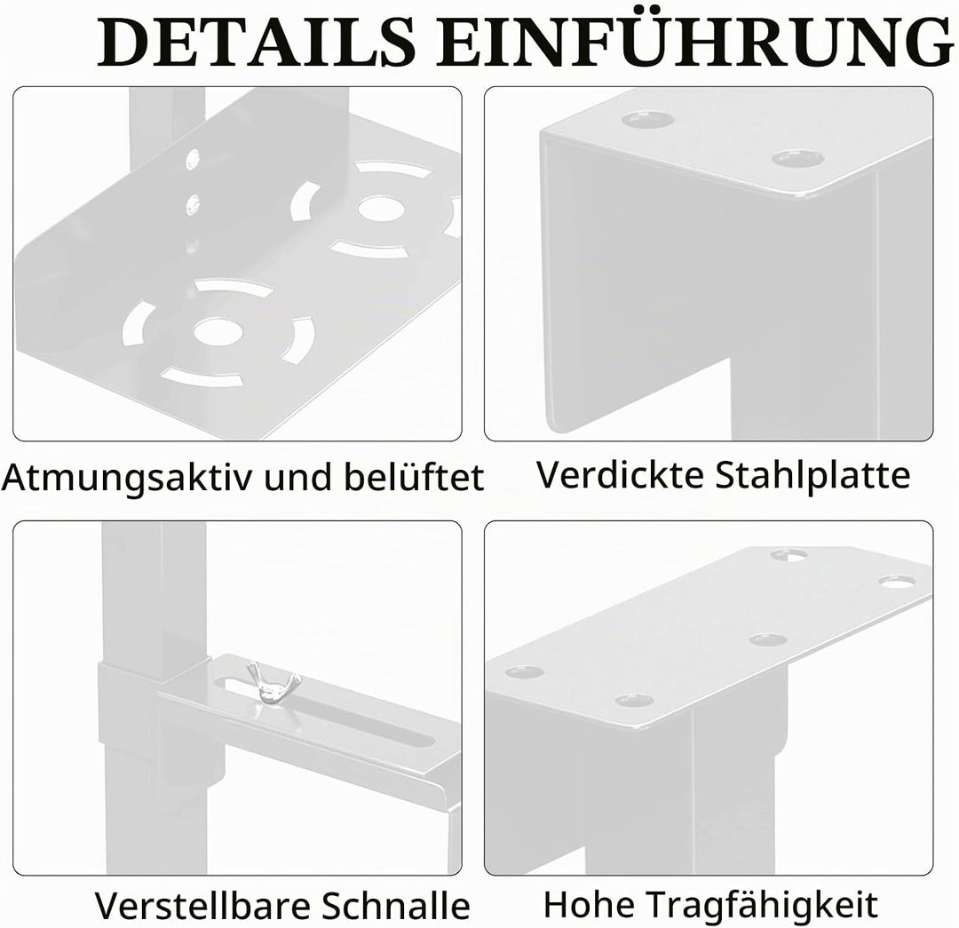 Pc Halterung, CPU Halterung Pc Halterungs Unter Schreibtisch Computerhost Wandhalterungs Computer Au
