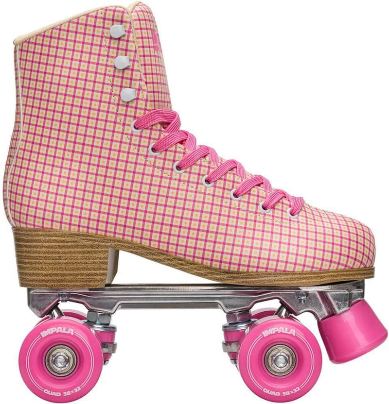 IMPALA Skate - Rollschuhe US 10 / EU 41 / UK 8 Pink Tartan, US 10 / EU 41 / UK 8 Pink Tartan