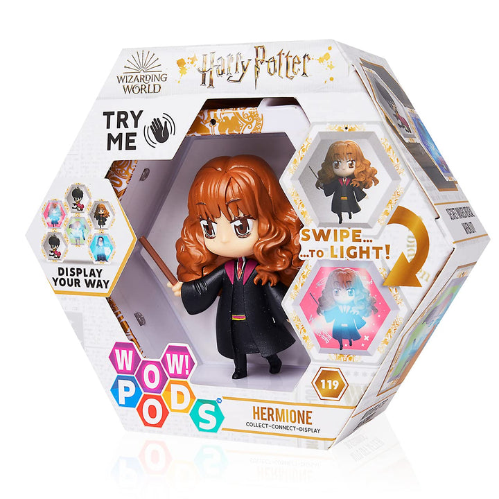 WOW! PODS - Harry Potter Wizarding World Harry Potter Figuren | Leuchtende Hermine Granger Wackelfig