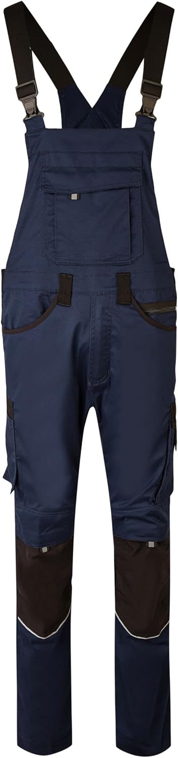 Hans Schäfer Workwear HSW Professional – Latzhose für Herren – Lange Arbeitshose mit Knietaschen – B