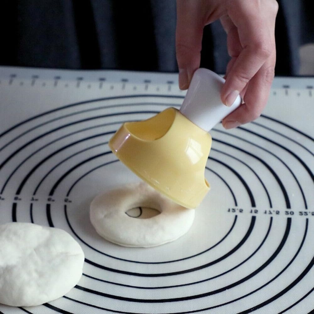 Namvo Kreatives Donut-Maker-Backwerkzeug aus Kunststoff – Einfache Donut-Form für selbstgemachte Don