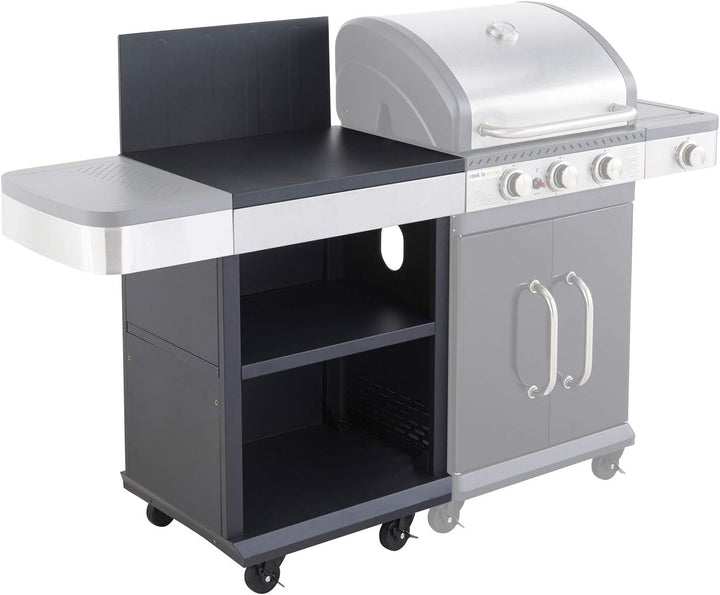 Cook'in garden - Fidgi Servierwagen - Wagen mit Arbeitsplatte Kompatibel mit Fidgi 3 & 4 Grill - Lei