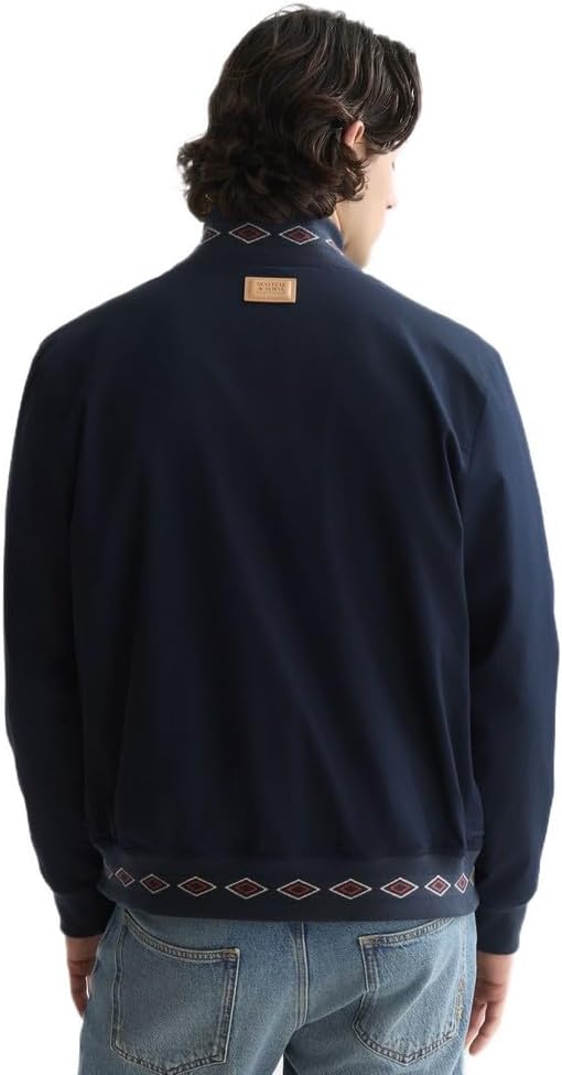 Scotch & Soda Herren Reversiible Bomber Jacket S SKY CAPTAIN 401, S SKY CAPTAIN 401