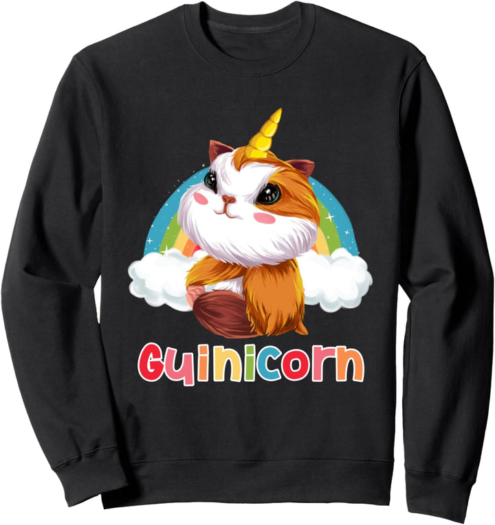 Meerschweinchen Einhorn Guinea Pig Guinicorn Sweatshirt