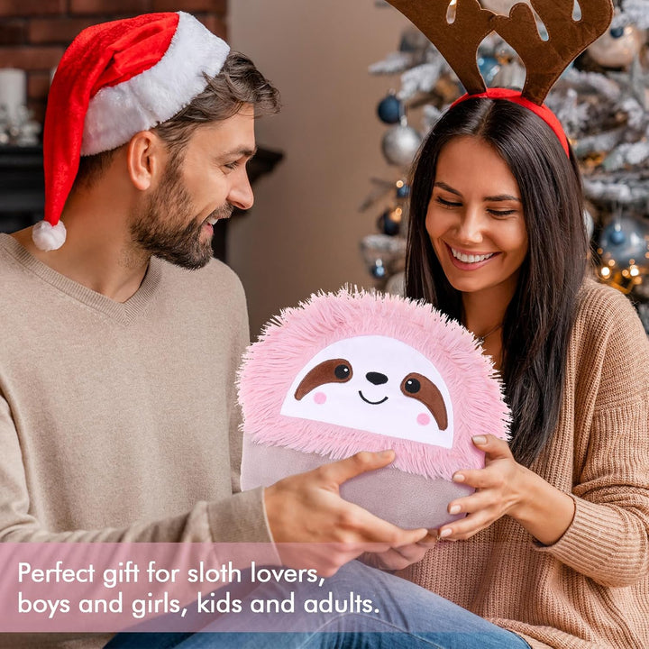 Rosa Faultier Kuscheldecke mit Ärmeln und Kapuze, Faultier Geschenk für Frauen, Weihnachtsgeschenke