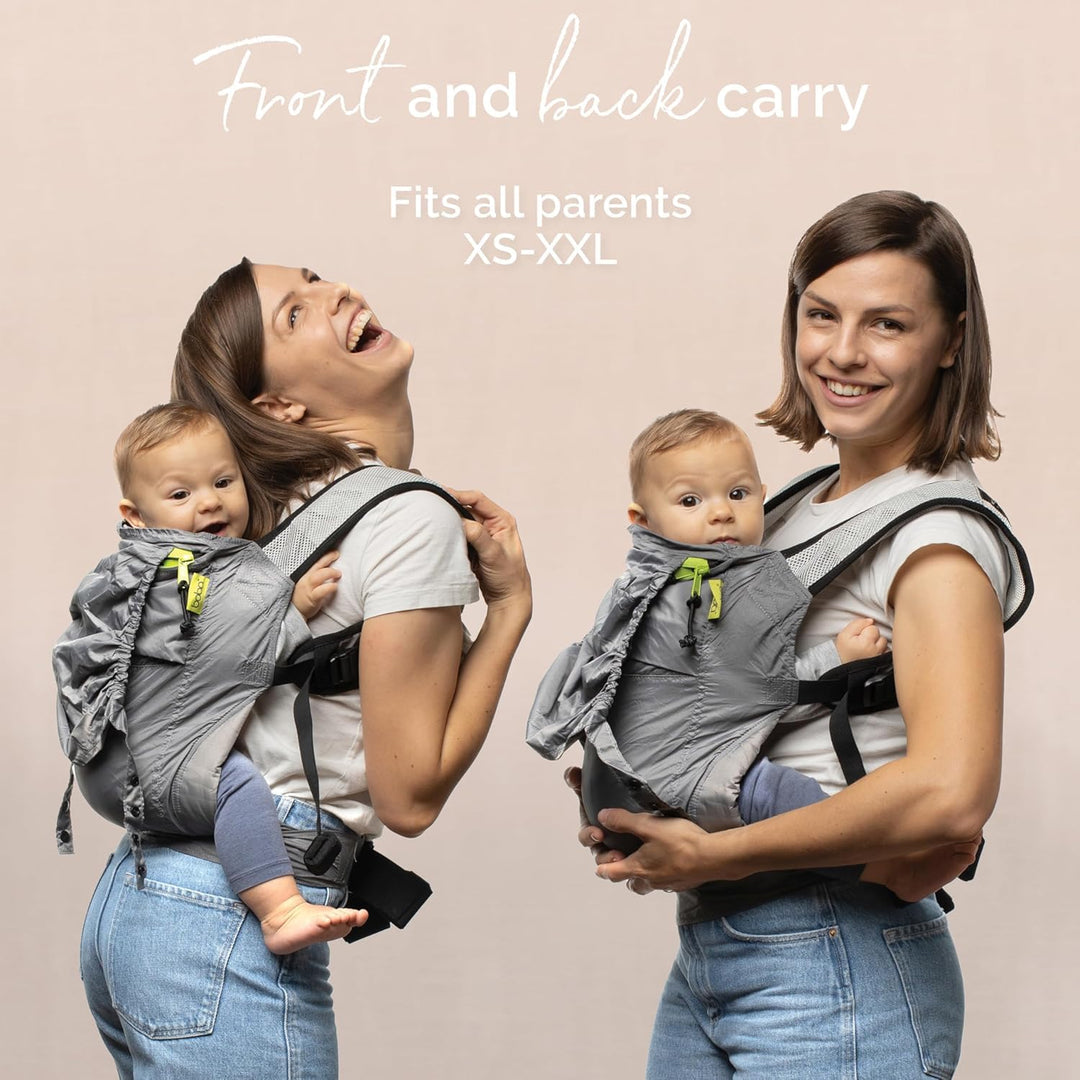 Boba Air Federleichte Babytrage und Kindertrage - Baby Trage ab 3 Monaten (7-20kg) - Kindertrageruck