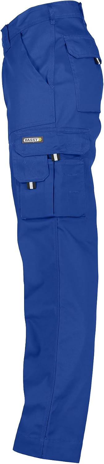 Dassy Unisex Pantaloni Hose 52 Beinlänge Norm 83cm Königsblau, 52 Beinlänge Norm 83cm Königsblau