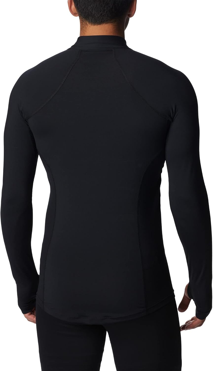 Columbia Midweight Stretch Long Sleeve Half Zip Thermounterwäsche Unterhemd für Herren Schwarz L Fal