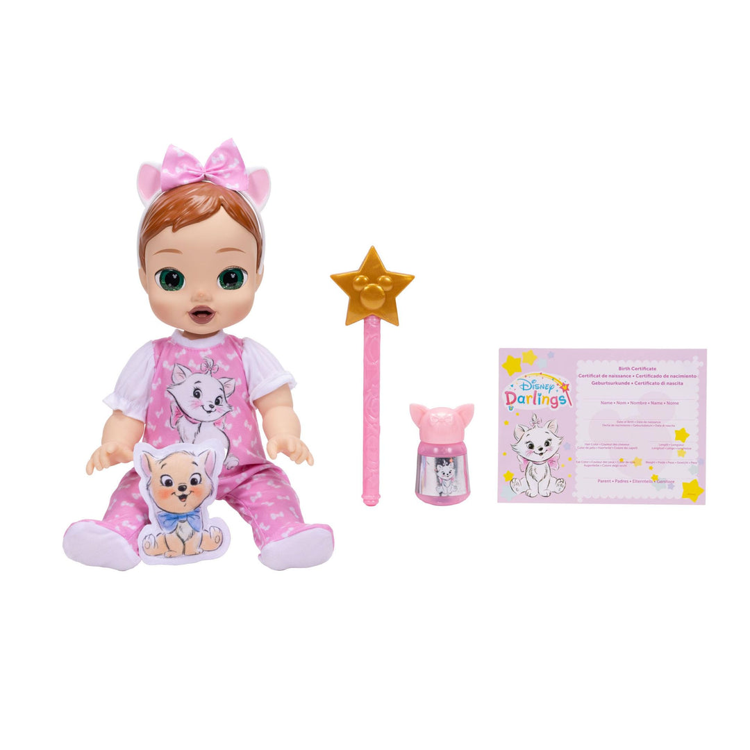 Disney Darlings Deluxe Feature Doll: Marie - Auburn Hair, Green Eyes