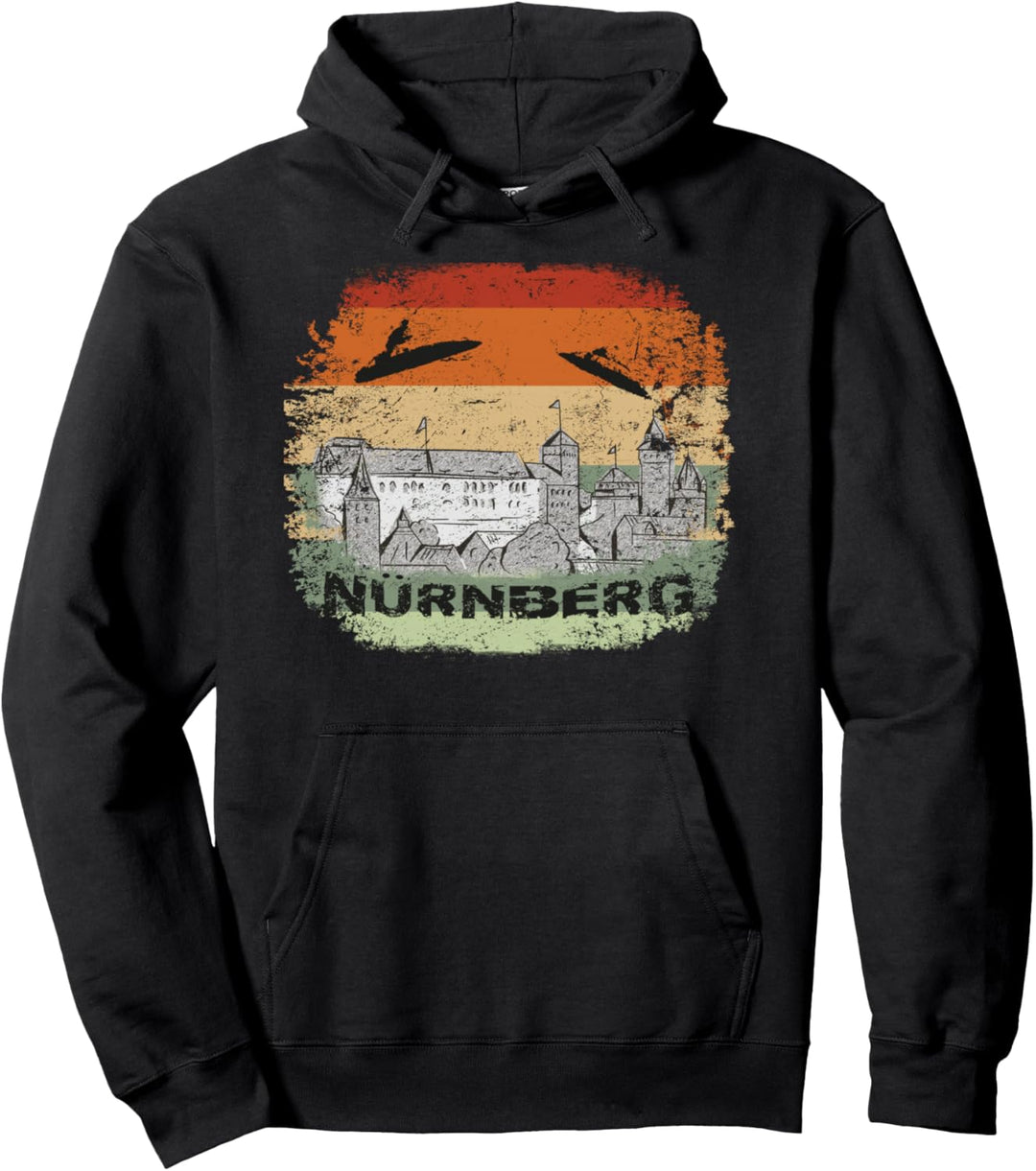 Nürnberger-Skyline Stadt Reise Nürnbergskyline Ufos Nürnberg Pullover Hoodie