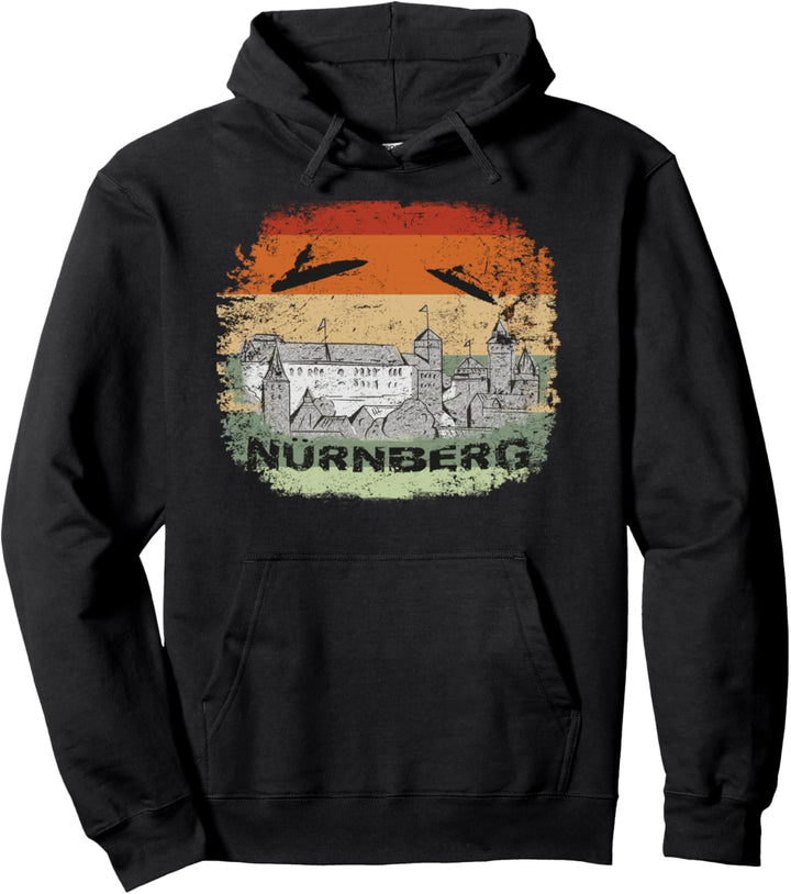 Nürnberger-Skyline Stadt Reise Nürnbergskyline Ufos Nürnberg Pullover Hoodie