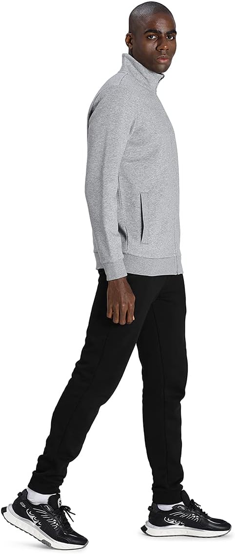PUMA Herren Clean Sweat Suit Tr Trainingsanzug S Mittelgraues Heather, S Mittelgraues Heather