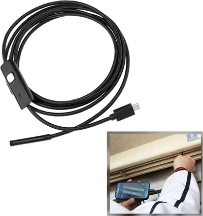 Usb Endoskop Inspektion Kamera Borescope Wasserdicht mit 6 LED Leuchten Kompatibel mit Android Win X