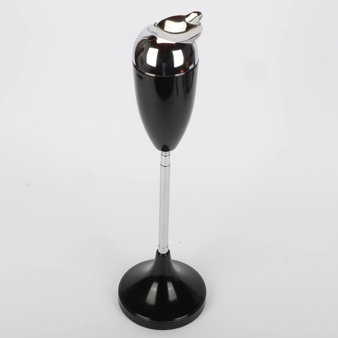 awagas 90cm Standaschenbecher Draussen Einstellbarer Aschenbecher Stand mit Deckel und Standfuss, Mo
