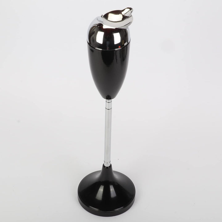 awagas 90cm Standaschenbecher Draussen Einstellbarer Aschenbecher Stand mit Deckel und Standfuss, Mo
