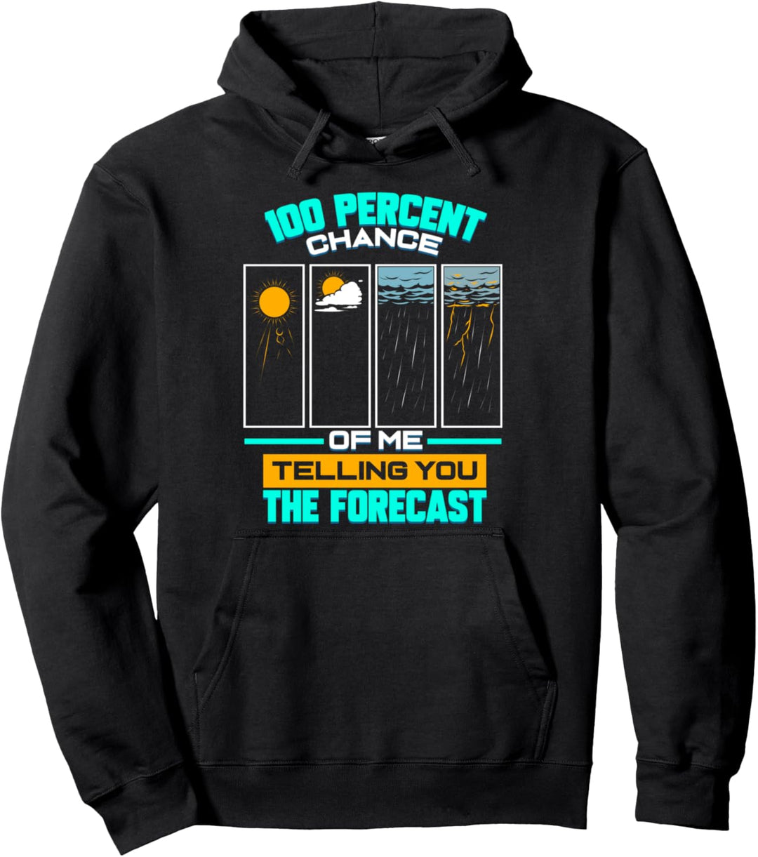 Meteorologe Wetterfrosch Meteorologie Wettervorhersage Pullover Hoodie