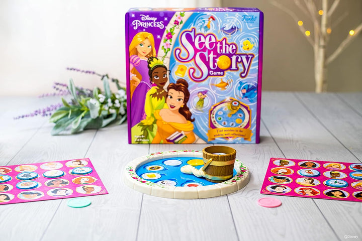 Funko Games Funko Signature : Disney Princess See The Story Game - Disney Princesses - Light Strateg