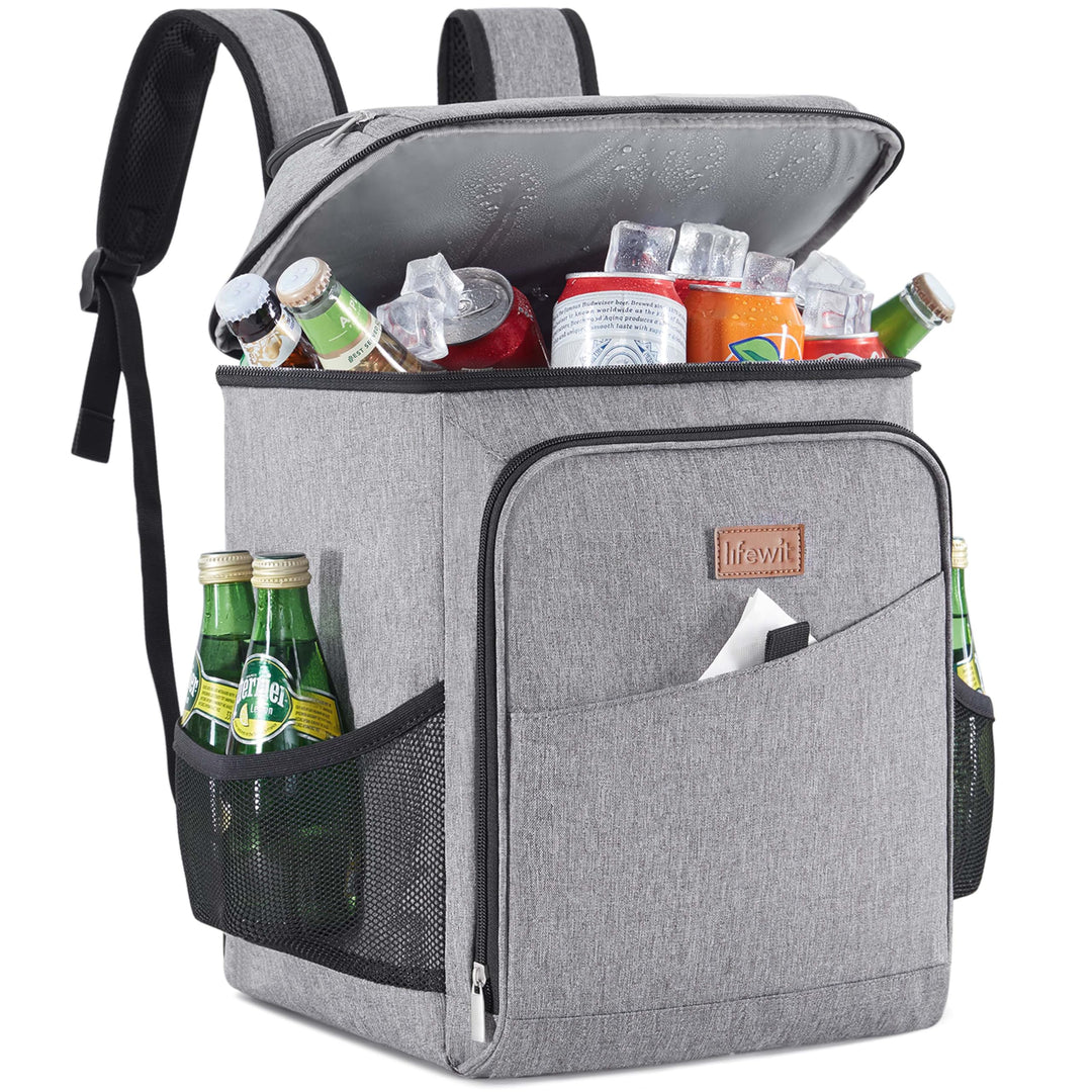 Lifewit 26L Kühlrucksack Thermo Rucksack Kühltasche Isolierte Cooler Bag Weich Doppeldecker für Pick