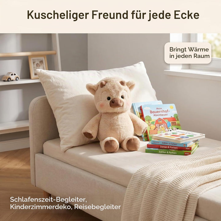 Running Cow Plush 45cm, Niedlich Wildschwein Stofftier, Laufendes Kuscheltier, Running plushies, Kuh