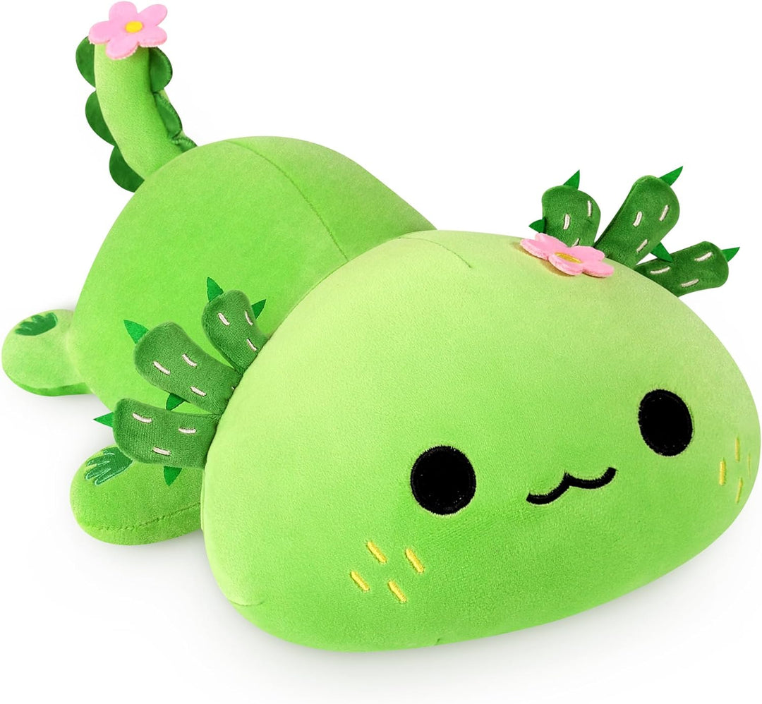 shownicer Plüschtier Axolotl Kuscheltier Stofftier Kawaii Axolotl Plüsch, Axolotl Plüschkissen Spiel