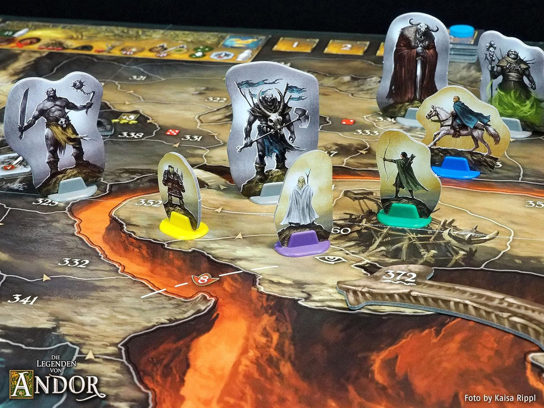 KOSMOS 692803 - Die Legenden von Andor - Teil III Die letzte Hoffnung, Fantasy-Brettspiel ab 10 Jahr