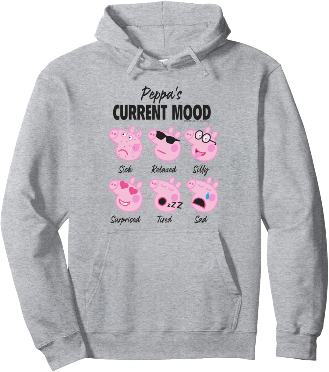 Peppa Wutz Current Mood Pullover Hoodie