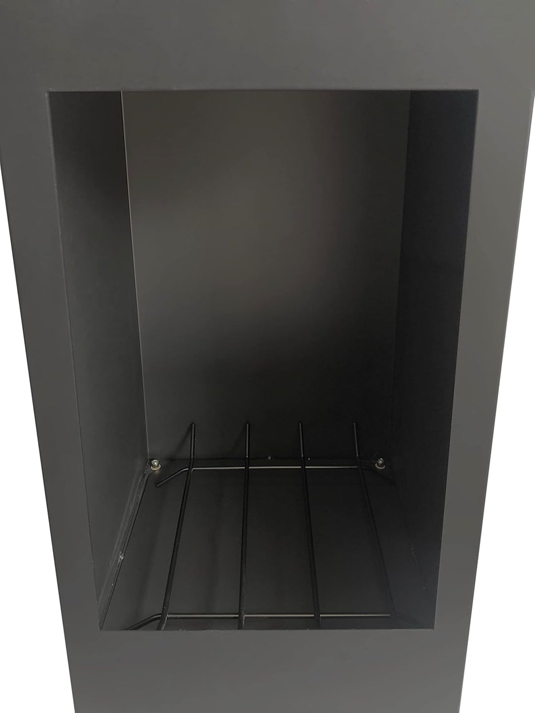 tepro Feuerstelle Bainbridge, Pyramidenkamin mit Holzregal, inkl. Schürhaken, Masse ca. 36 x 36 x 15