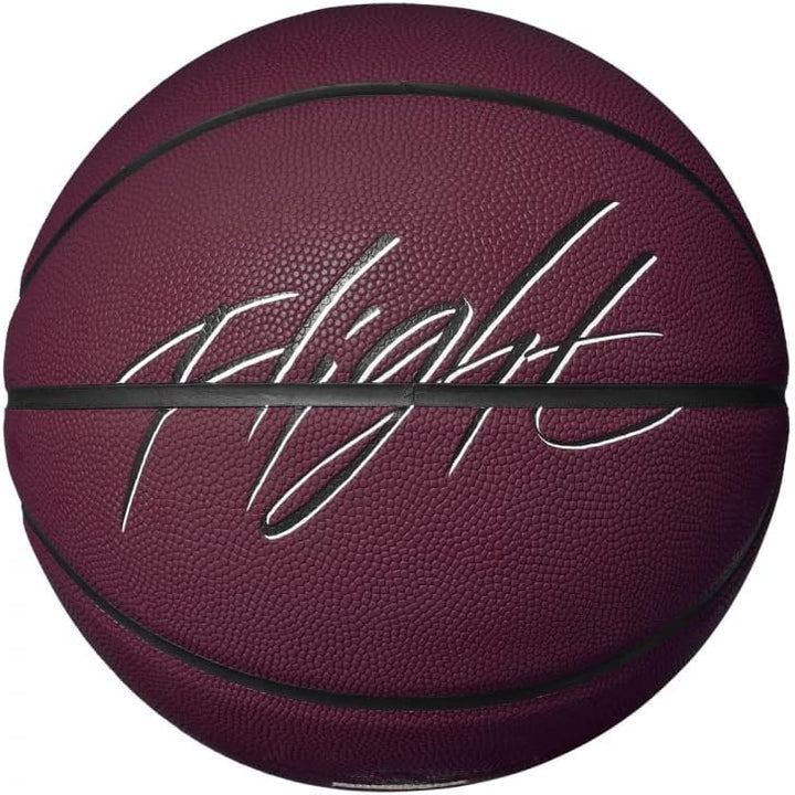 Jordan Ultimate 2.0 8P In/Out Ball J1008257-652, Unisex basketballs, Burgundy, 7 EU