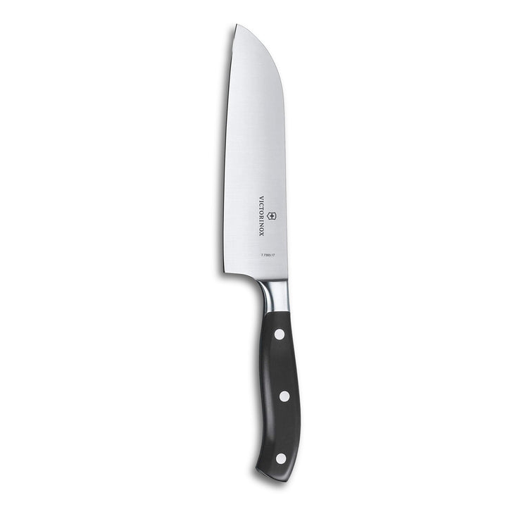 Victorinox, Grand Maître, Profi Santokumesser, Extra Scharfe Klinge, gerader Schliff, 17 cm, Robuste