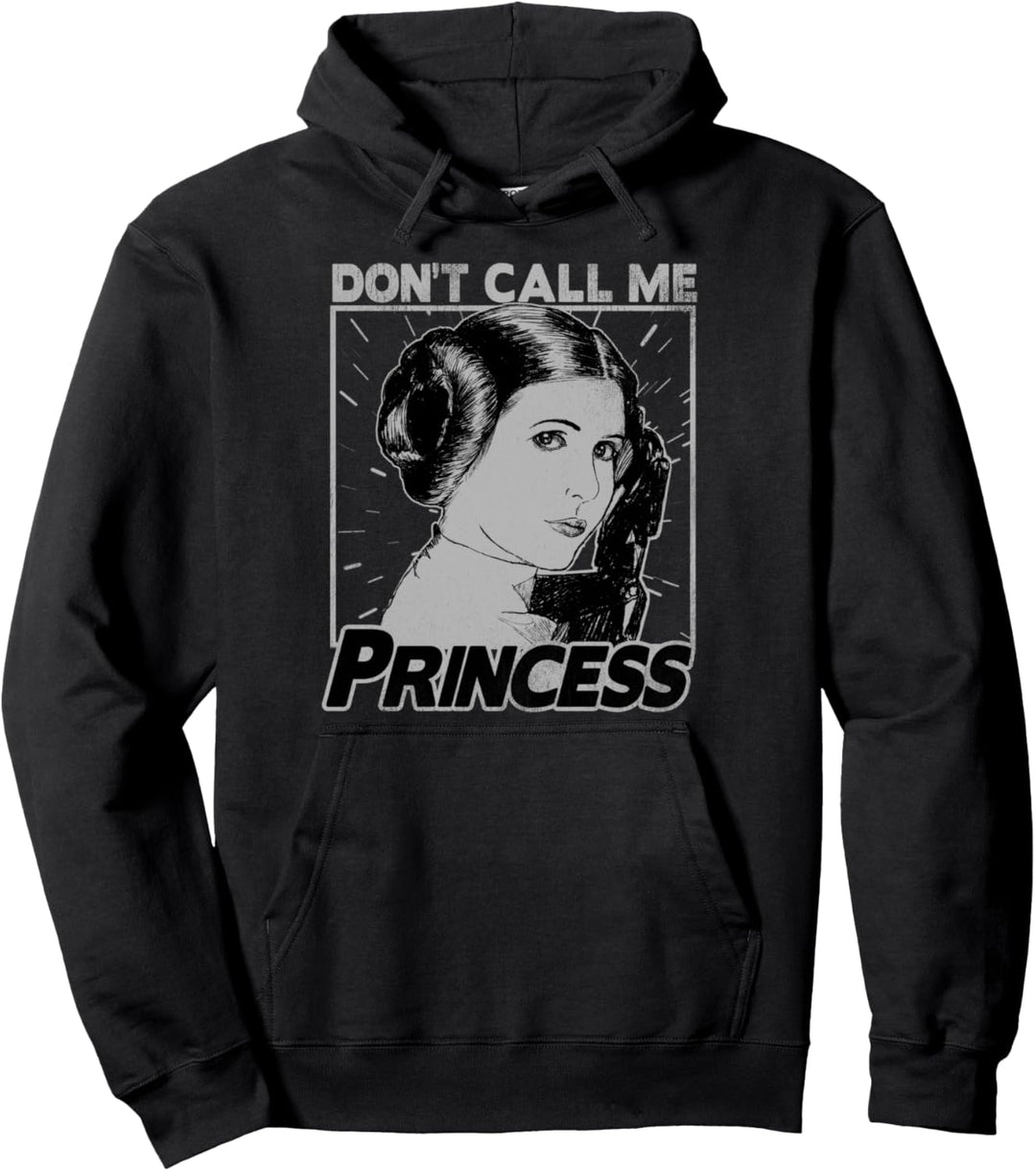 Star Wars Princess Leia Don't Call Me Princess Portrait Pullover Hoodie